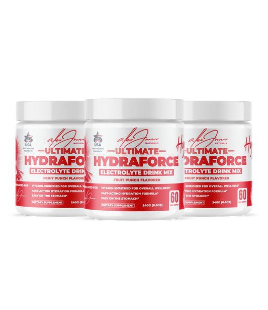 (3-Pack) Ultimate Hydraforce - Electrolyte Drink Mix (Fruit Punch)